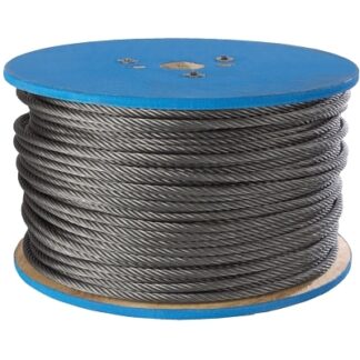 Peerless Aircraft Quality Wire Ropes, 250 ft, 7-Strand, Plastic Coating 4500805