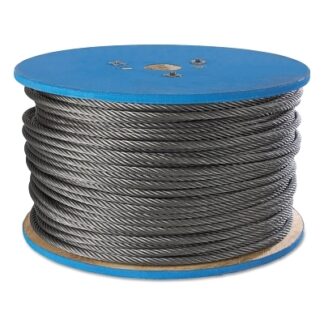 Peerless Aircraft Quality Wire Ropes, 7 Strands, 7 Strands/Wire, 1/8 in, 340 lb Load 4501190