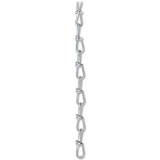 Peerless Twin Loop Chains, Size 3/0, 150 ft, 305 lb Limit, Bright Zinc 7013050