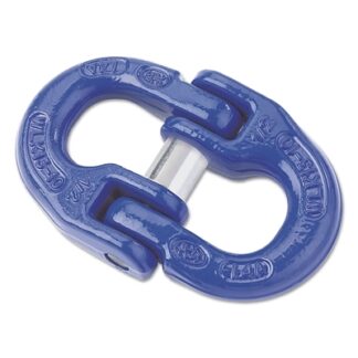 Peerless V10 Alloy Coupling Link, 9/32 in, 4,300 lb, Blue Powder Coat 8453100