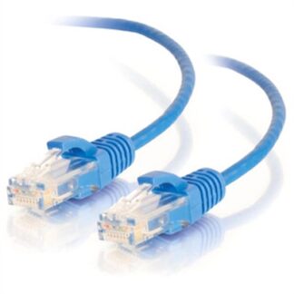 1.5FT CAT6 UTP 28AWG BLUE