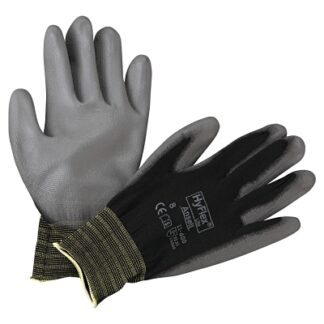 HyFlex 11-600 Palm-Coated Gloves, Size 8, Black 103361