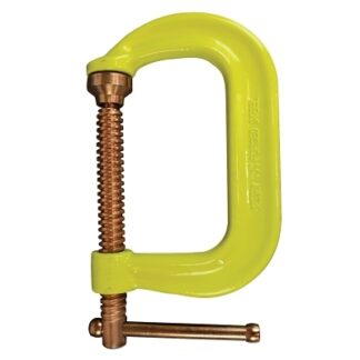 BESSEY Hi-Vis C-Clamps, Sliding Pin T Handle, 5 in Throat Depth CDF408CHV