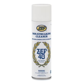 Zep Professional Zep 40 Non-Streaking Multi-Surface Cleaner, 18 oz, Aerosol Can, Alcohol Scent 14401