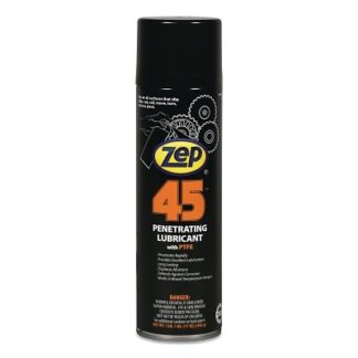 Zep Professional Zep 45 Penetrating Lubricant with PTFE, 17 oz, Aerosol Can 17401