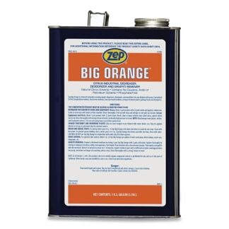 Zep Professional BIG ORANGE Liquid Citrus Solvent Degreaser, 1 gal, Jug, Orange 41524