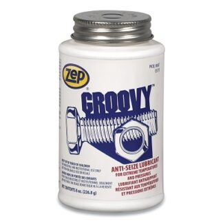 Zep Professional GROOVY Anti-Sieze Lubricant Paste, 8 oz, Brush Top Can 68701