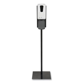 Zep Professional Refillable Manual/Touchless Dispenser Stand, 40.5 oz Dispensers Sold Separately, Black C33301