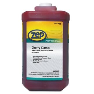 Zep Professional Cherry Classic Industrial Hand Cleaner with Pumice, Square Jug, 1 gal 1046473