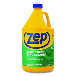 Zep Professional Acidic Toilet Bowl Cleaner, 128 oz Jug, Wintergreen Scent R43710