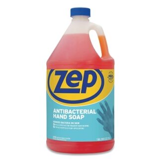 Zep Professional Antibacterial Hand Soap, 128 fl oz, Jug, Fresh Clean Fragrance R46124