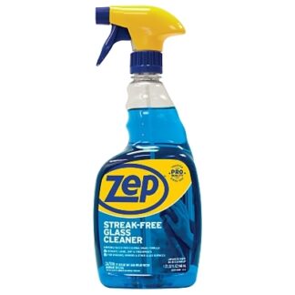 Zep Professional Streak-Free Glass Cleaner, 1 qt, Spray Bottle ZU112032