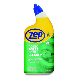 Zep Professional Acidic Toilet Bowl Cleaner, 32 oz Bottle, Mint Scent ZUATBC324