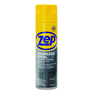 Zep Professional Stainless Steel Cleaner, 14 oz, Aerosol Can, Citrus ZUSSTL14