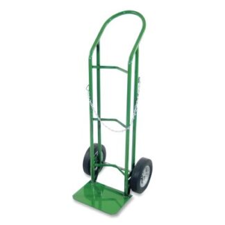 Anthony Cylinder Truck, 18 in W x 48 in H, 10 in Pneumatic Wheels with 4 in Casters, Holds 1 Cylinder 54FRA