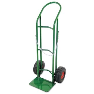 Anthony Cylinder Truck, 22 in W x 48 in H, 10 in Pneumatic Wheels, Holds 1 Cylinder 54PN