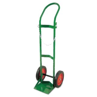 Anthony H/T Size Cylinder Cart, Sngl, 15 in W x 46 in H x 15 in D, 10 in dia x 1.75 in Wheels Only, No Rear Assy 6110