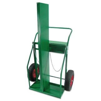 Anthony Cylinder Truck, 37 in W x 62 in H, 16 in Pneumatic Wheels, Holds 2 Cylinders 94FW16