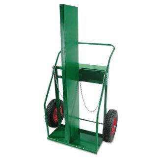 Anthony Cylinder Truck, 37 in W x 62 in H, 16 in Solid Wheels, Holds 2 Cylinders 94FW16S