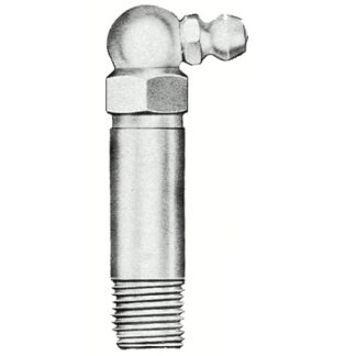 Alemite Hydraulic Fittings, Elbow - 90°, 1 13/16 in, Male/Male, 1/8 in (PTF) 1606B