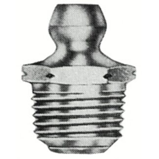 Alemite Non-Corrosive Fittings, Straight, 5/8 in, Male/Male, 1/8 in (PTF) 1962B