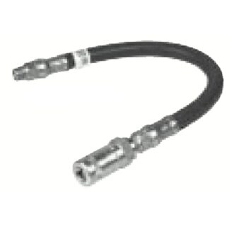 Alemite Grease Gun Hose Assemblies, 1/8 in (NPT) Male Thread, 18 in L, 4,800 psi 6654A