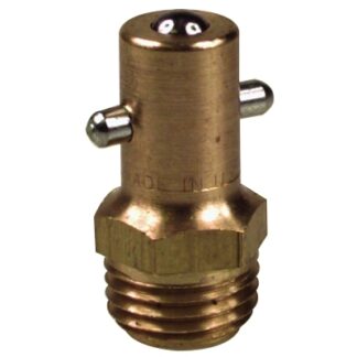 Alemite Pin Type Fittings, Straight, 1 3/32 in, Male/Male, 1/4 in (NPTF) A359