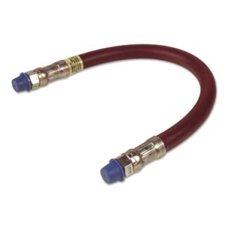 Alemite Grease Gun Extension Hose, 18 in L, Elastomeric, 1/8 in NPTF(M), 4,800 psi, Black B3178501F