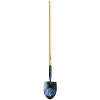 TRUE TEMPER Shovels, 11 1/4 X 8 1/4Round Point Blade, 47 in White Ash Straight Handle 1259100
