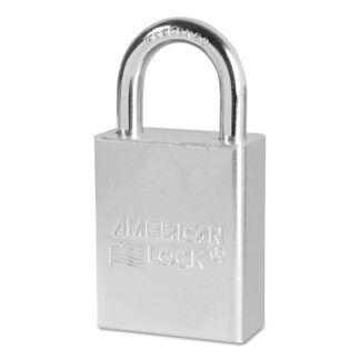 American Lock Steel Padlocks (Square Bodied), 1/4 in Diam., 1 in Long A5100