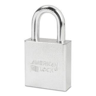 American Lock Steel Padlocks (Square Bodied), 1/4 in Diam., 1 1/8 in Long A5200