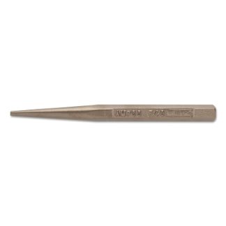 Ampco Safety Tools Machinists' Punches, 9 in, 3/8 in tip, Aluminum Bronze P41