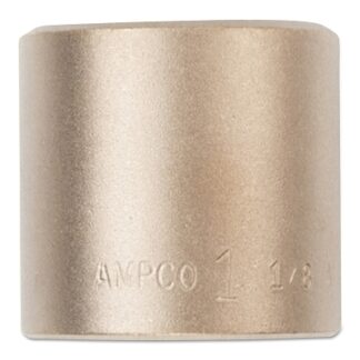Ampco Safety Tools Sockets, 1/2 in Drive, 3/8 in, 6 Points SS12D38