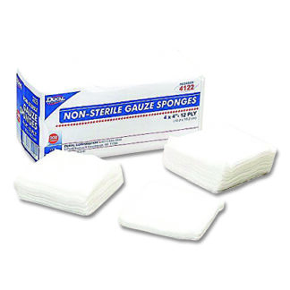 Honeywell North Non-Sterile Gauze Sponges, Personal Protection, 4 in x 4 in 074144