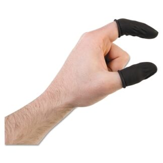 Honeywell North Nitrile Anti-Static Finger Cots, 145LNR, Rolled, X-Large, White 145LNRXL