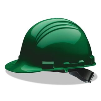 Honeywell North Peak Hard Hats, 4 Point Ratchet, Cap, Green A79R040000