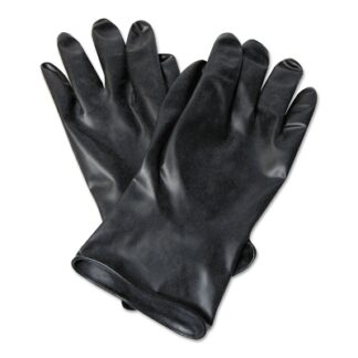 Honeywell North Chemical Resistant Butyl Glove, Size 10, Black, 13 mil, Smooth B13110