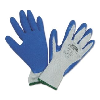Honeywell North Duro Task Supported Natural Rubber Gloves, Size 10, Blue/Gray NF1410XL