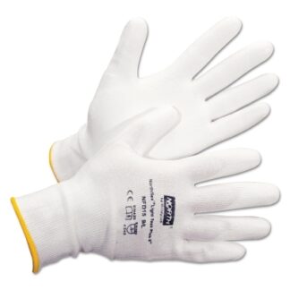 Honeywell North Light Task Plus II Polyurethane-Coated Gloves, 10, White NFD1510XL