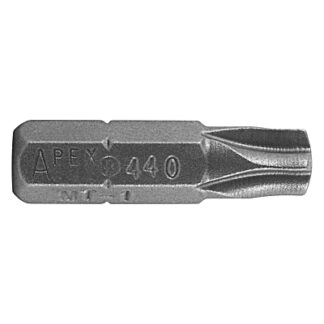 APEX Mor-Torq Insert Bits, #2, 1/4 in drive, Hex, Spring 440MT2