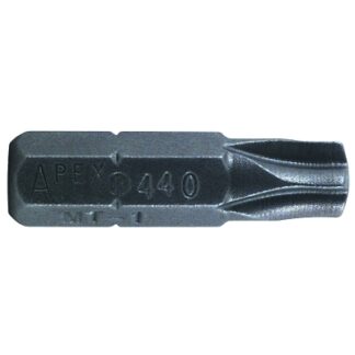 APEX Mor-Torq Insert Bits, #1, 1/4 in drive, Hex, Spring 440MT1