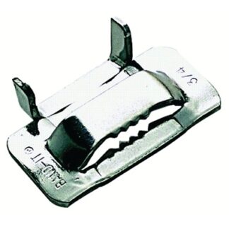 Band-It Buckles, 1/2 in, Galvanized Carbon Steel, 100 per package C35499