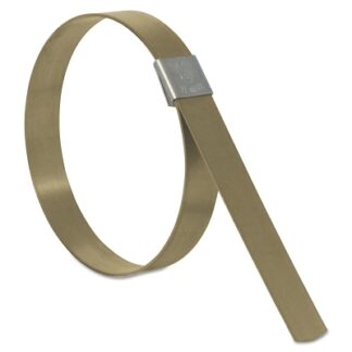 Band-It CP Series Center Punch Clamp, 1 3/4 in Dia, 5/8 in Wide, Galvanized Carbon Steel CP0799