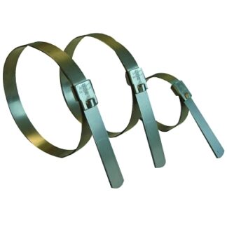 Band-It Ultra-Lok Preformed Clamp, 6" Hose ID, 3/4"W, Stainless Steel 201, 25/Bx UL2169
