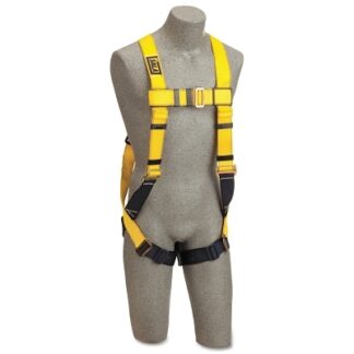 DBI-SALA Delta II No-Tangle Construction Harness, Back D-Ring, Universal, Pass-Thru 1103513