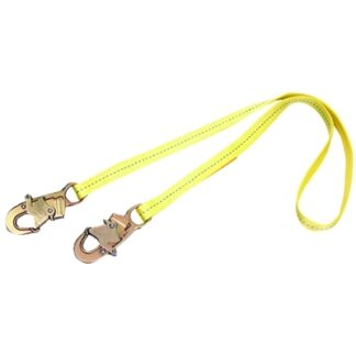 DBI-SALA Web Lanyard, 6 ft, Double Locking Snaps Connection, 1 Leg 1231106