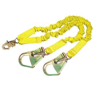 DBI-SALA ShockWave2 100% Shock Absorbing Lanyard, 6 ft, Self-Locking Snap, 310 lb 1244412