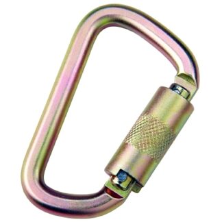 DBI-SALA Saflok Carabiners, 11/16 in, Self-locking/Closing-Gate Connector 2000112