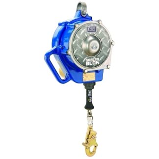 DBI-SALA Sealed Blok Self-Retracting Lifeline, 50 ft, Blue, Self-Locking Swivel Snap 3400900