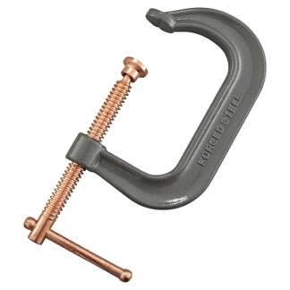 Anchor Brand Drop Forged C-Clamp, 2-1/4 in Throat Depth, 2 in L 402C